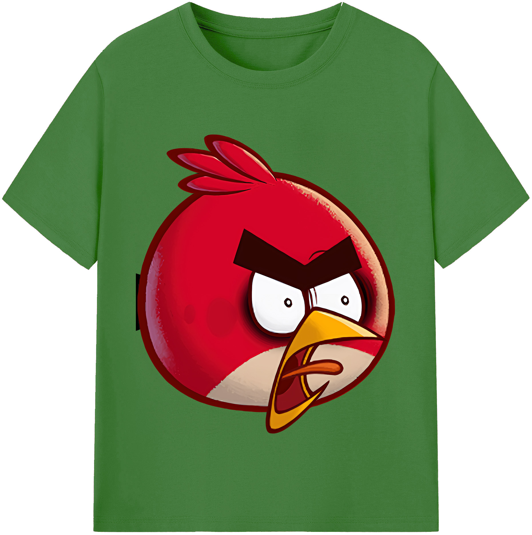 （画像用） Angry Birds アングリーバード レディースカジュアルプリントTシャツ（綿100％）